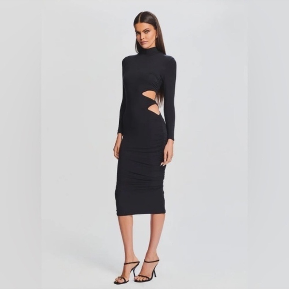 SER.O.YA Chroma Dress in Black - Size XS